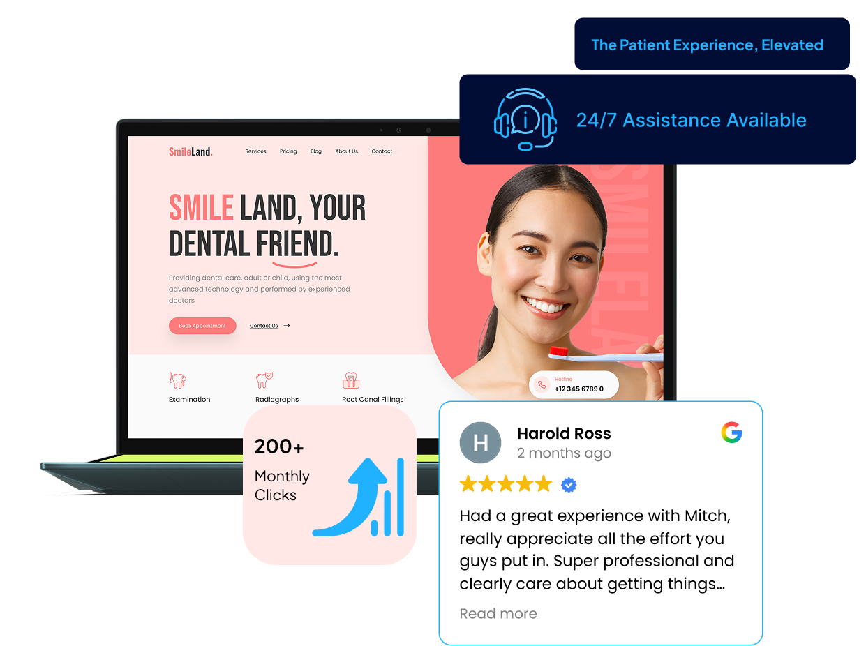 dental web design