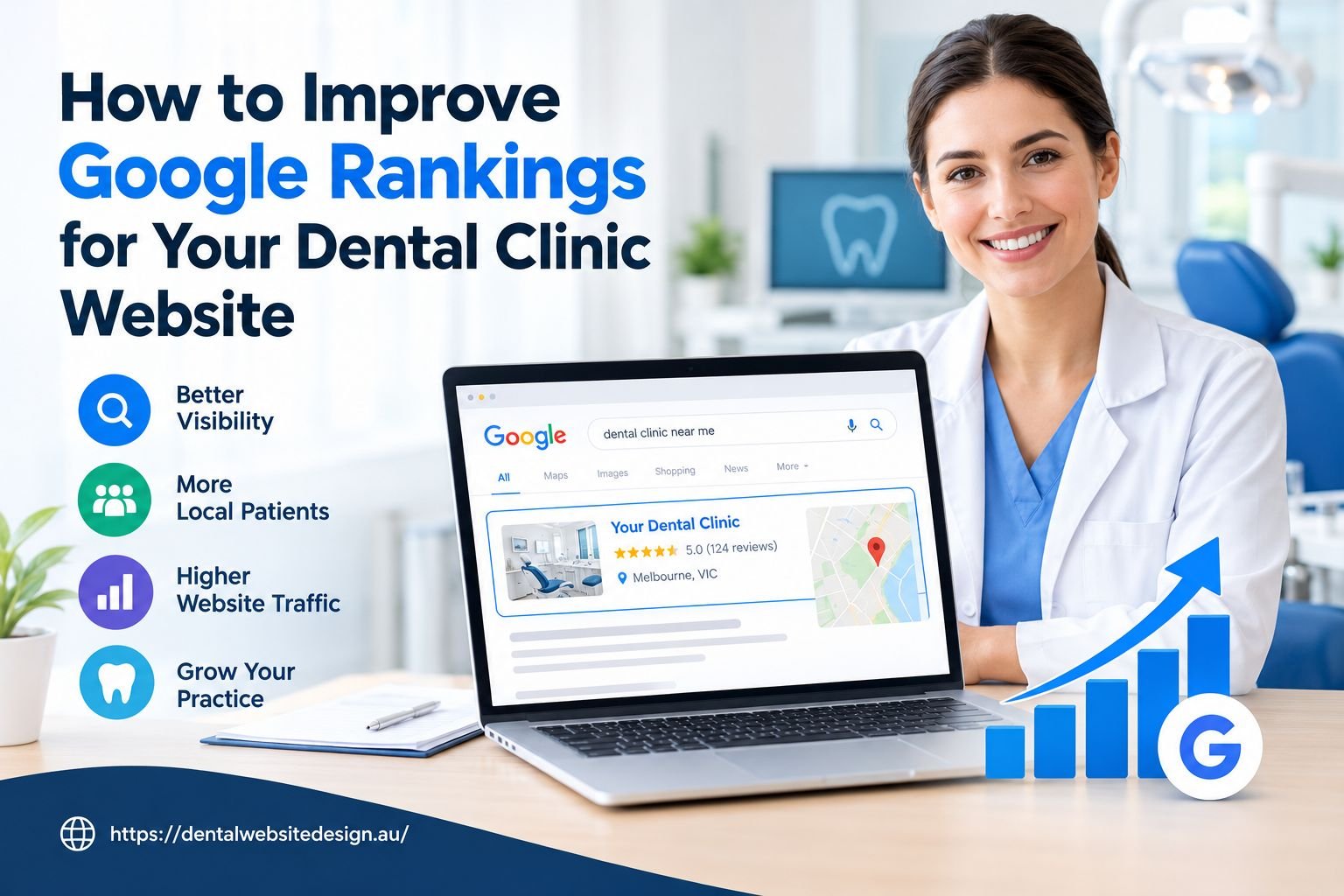 Improve Your Dental Clinic’s Google Rankings